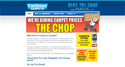 Desktop Screenshot of carltons-carpets.co.uk